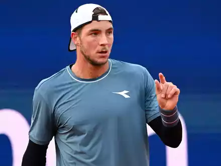 Trifft im Finale von München nun auf den US-Amerikaner Taylor Fritz: Jan-Lennard Struff. - Foto: Sven Hoppe/dpa