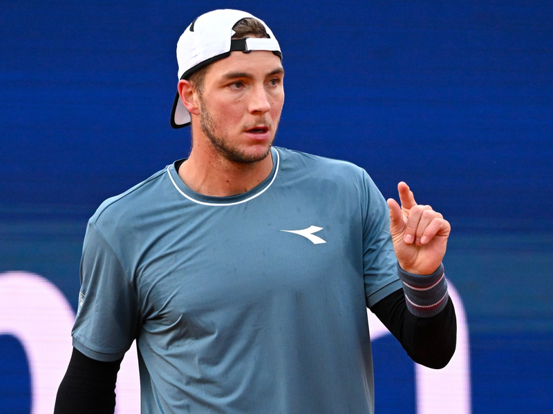 Tennisprofi Jan-Lennard Struff erreichte in München das Halbfinale. - Foto: Sven Hoppe/dpa