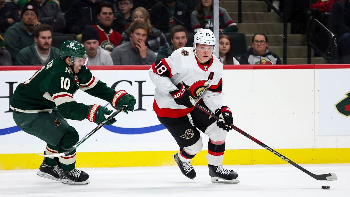 Die Deutsche Nationalmannschaft muss für die WM ohne NHL-Center Tim Stützle planen. - Foto: Matt Krohn/AP/dpa