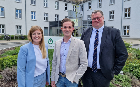 Till Sander übernimmt die Leitung der Asklepios Klinik Weißenfels, Hannah Gilles wechselt zum RHÖN-KLINIKUM Campus Bad Neustadt - Foto: presseportal.de