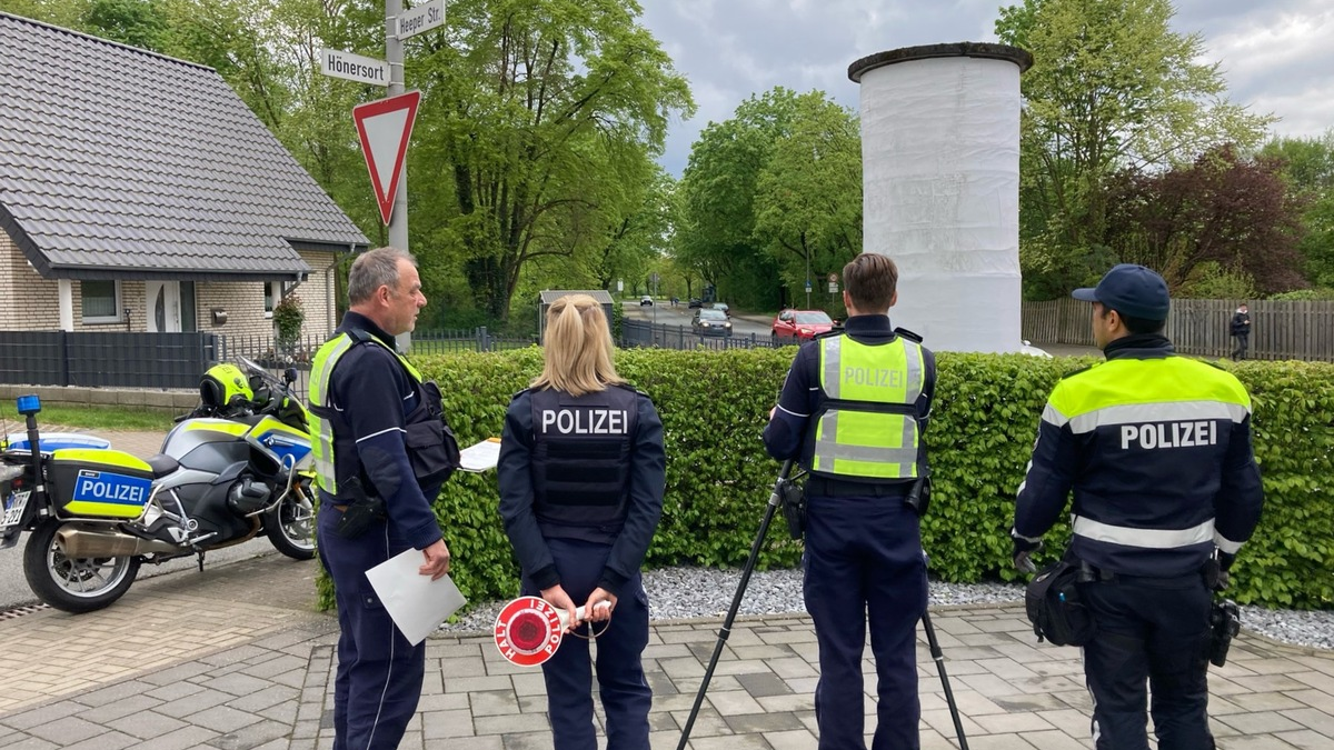 POL-GT: Gemeinsame Verkehrskontrollen der Polizeibehörden Gütersloh und Bielefeld - Vielzahl an Verstößen von überhöhter Geschwindigkeit festgestellt - Foto: presseportal.de