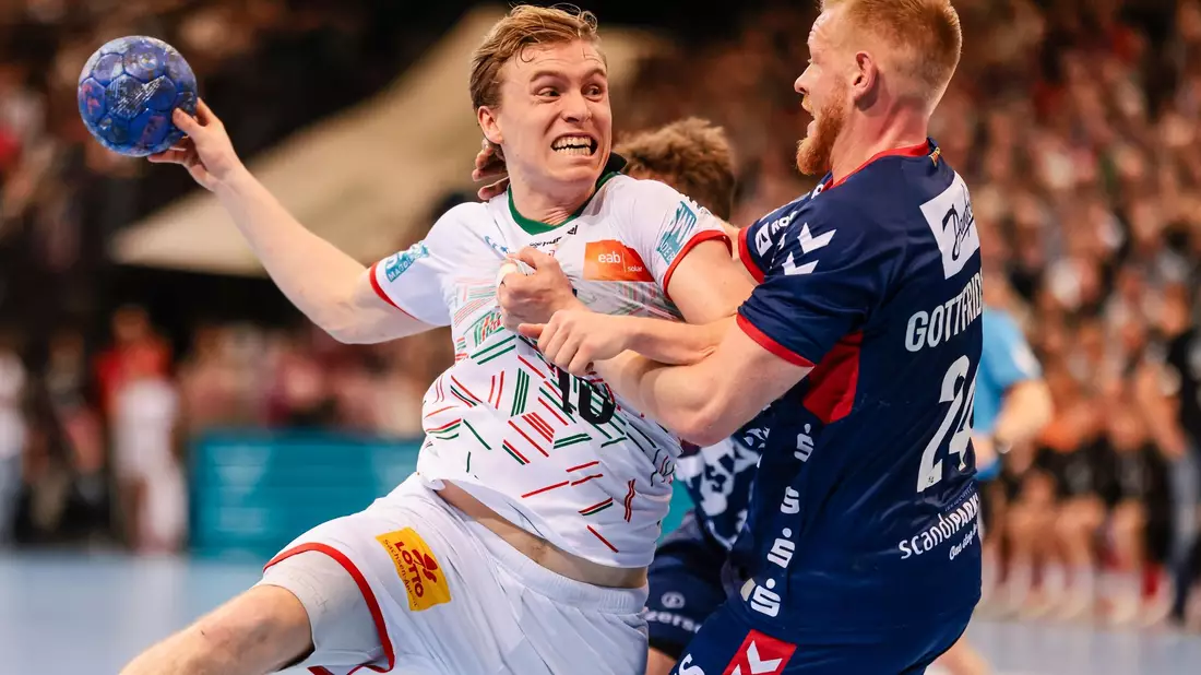 Omar Ingi Magnusson vom SC Magdeburg. - Bild: Frank Molter/dpa