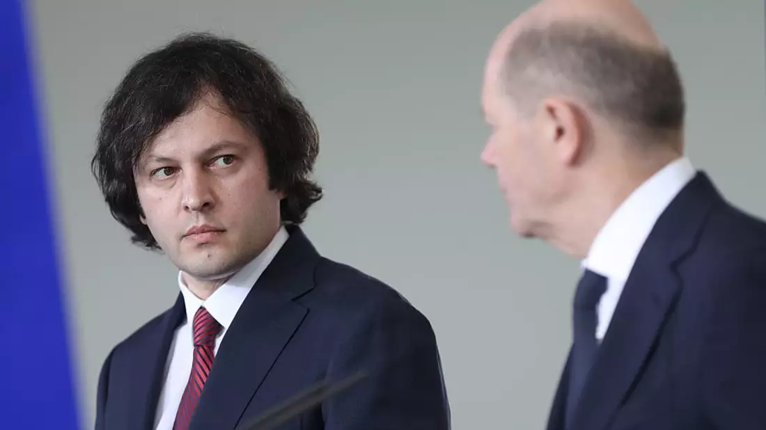 Irakli Kobachidse und Olaf Scholz (Archiv) - Bild: über dts Nachrichtenagentur
