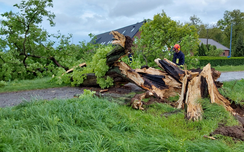 FFW Schwalmtal: Unwetterfront zog kurzzeitig über Schwalmtal - Foto: presseportal.de