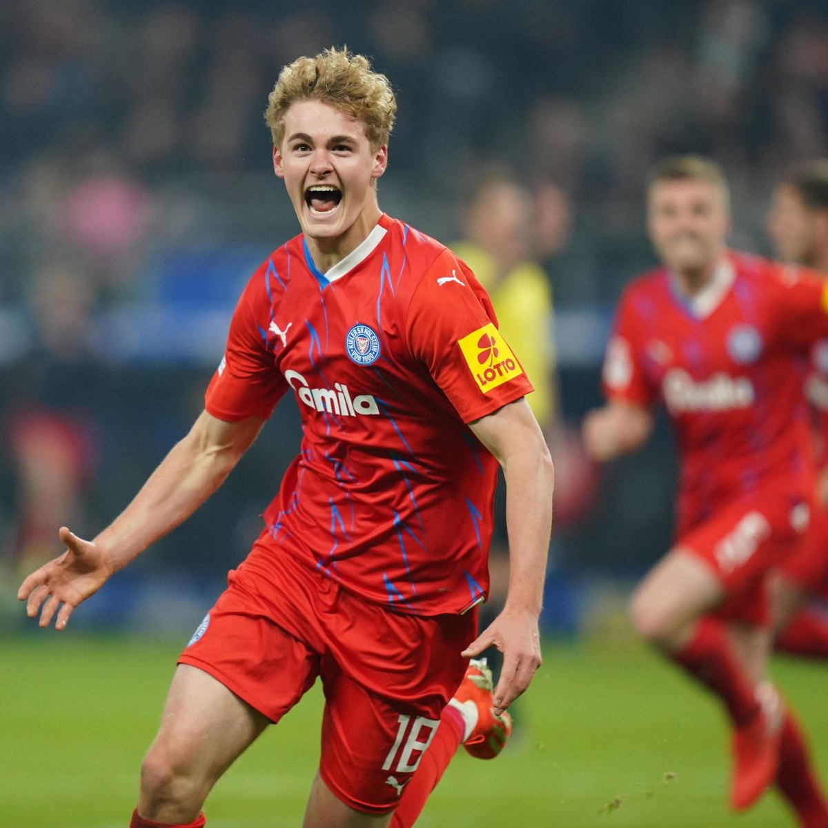 Sorgte mit seinem Tor für den Kieler Sieg im Nordderby: Tom Rothe. - Foto: Marcus Brandt/dpa