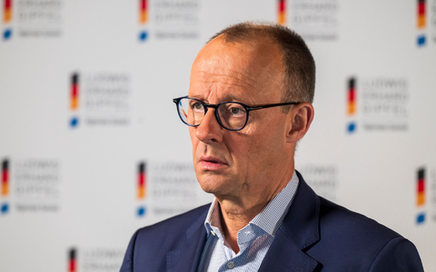 CDU-Chef Friedrich Merz warnt vor dem Einfluss Chinas. - Foto: Peter Kneffel/dpa