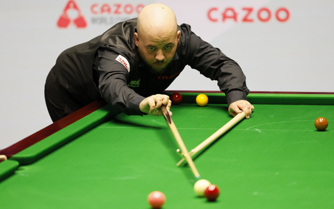 Titelverteidiger Luca Brecel schied bei der Snooker-WM gleich aus. - Foto: Richard Sellers/PA Wire/dpa