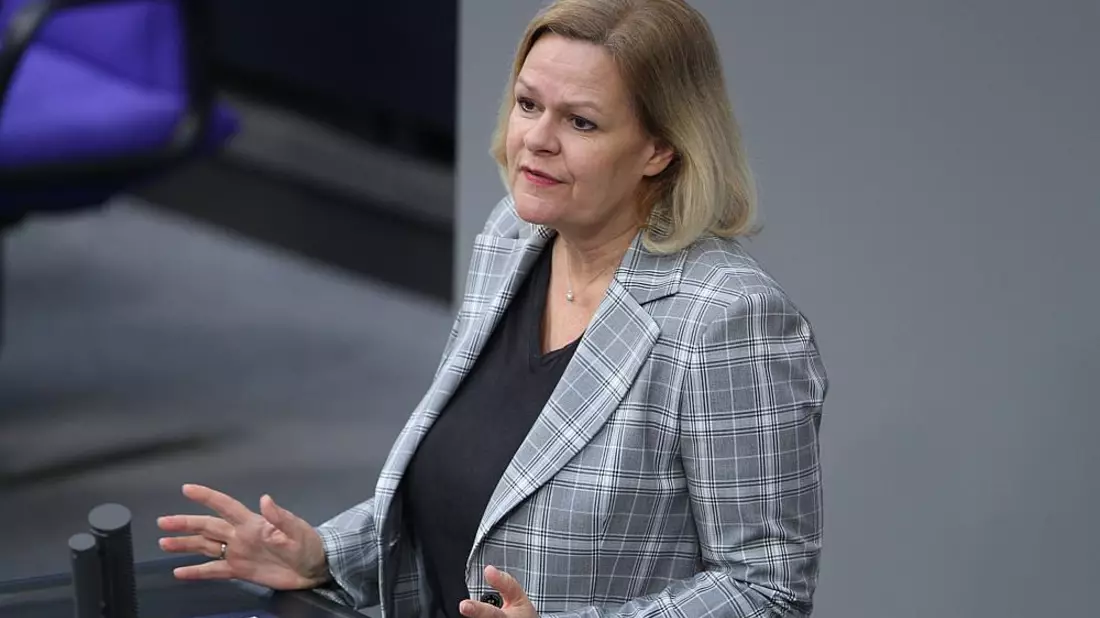 Nancy Faeser (Archiv) - Bild: über dts Nachrichtenagentur
