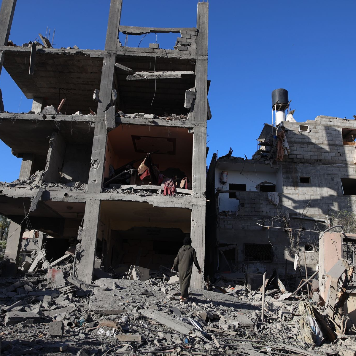 Die Zahl der palästinensischen Todesopfer im Gazastreifen durch die anhaltenden israelischen Angriffe ist weiter gestiegen. - Foto: -/XinHua/dpa