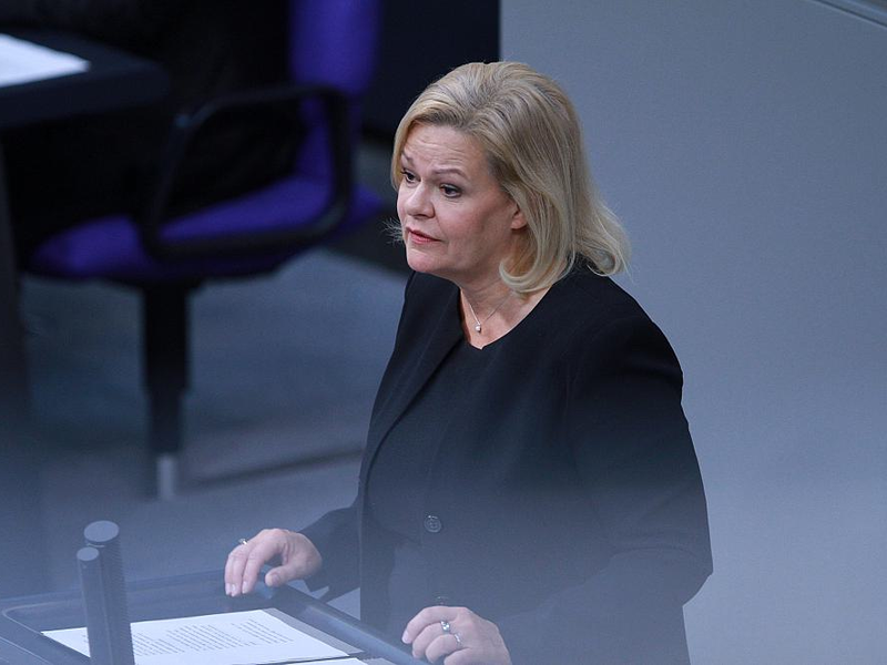 Nancy Faeser (Archiv) - Foto: über dts Nachrichtenagentur