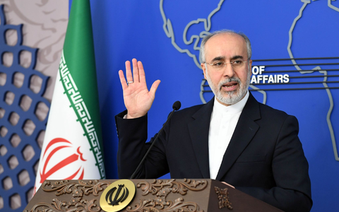 Der Sprecher des iranischen Außenministeriums: Nasser Kanaani. - Foto: Shadati/Xinhua/dpa