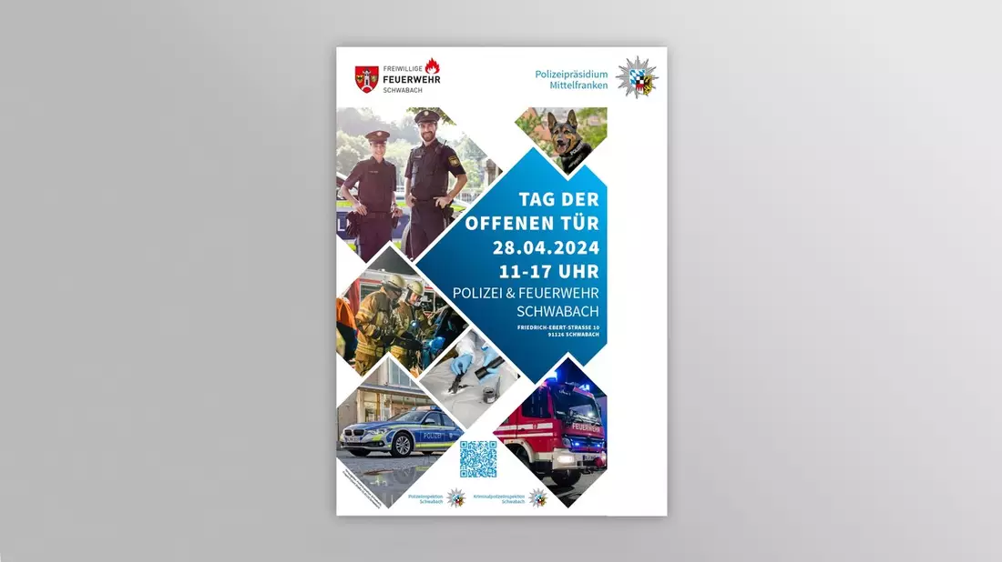 POL-MFR: (407) Tag der offenen Tür der Polizei und Feuerwehr Schwabach - Bild: presseportal.de