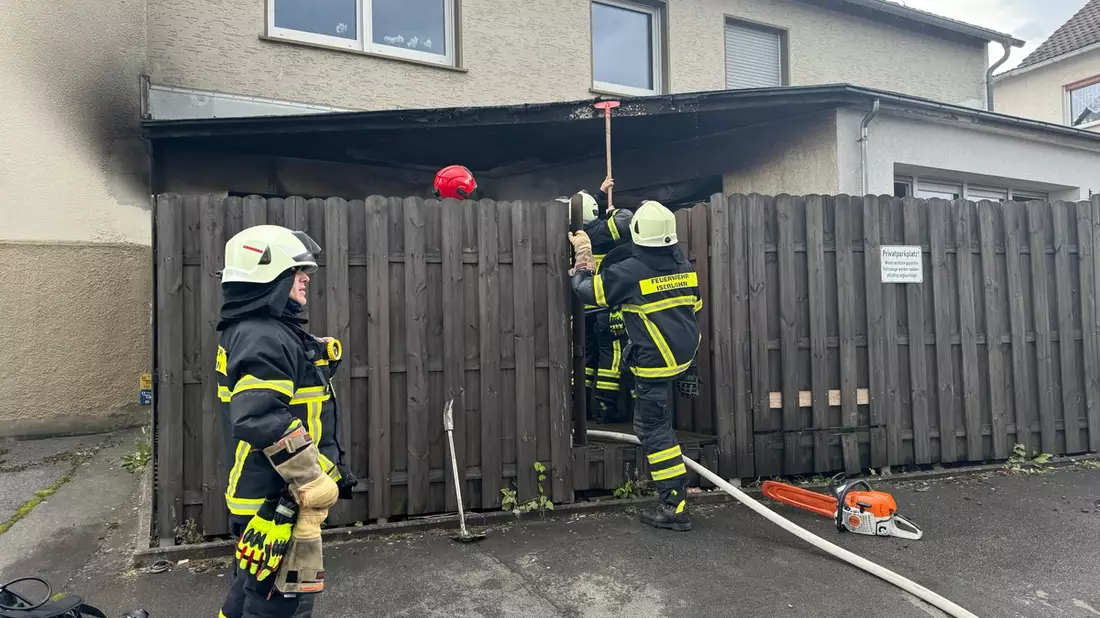 FW-MK: Brennende Terrasse sorgt für Feuerwehreinsatz - Bild: presseportal.de