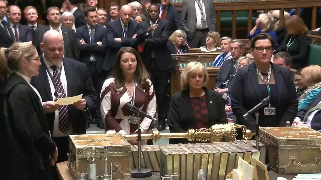 Der Asylpakt mit Ruanda sieht vor, dass irregulär eingereiste Migranten in Großbritannien keine Gelegenheit mehr zum Antrag auf Asyl erhalten sollen. - Bild: House Of Commons/Uk Parliament/PA Wire/dpa