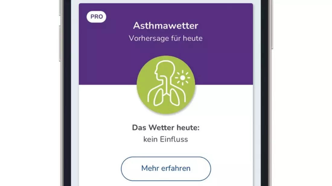 Digitaler Asthma-Helfer: BKK Pfalz bietet Unterstützung im Alltag mit Asthma - Bild: presseportal.de
