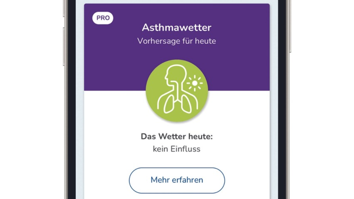 Digitaler Asthma-Helfer: BKK Pfalz bietet Unterstützung im Alltag mit Asthma - Foto: presseportal.de