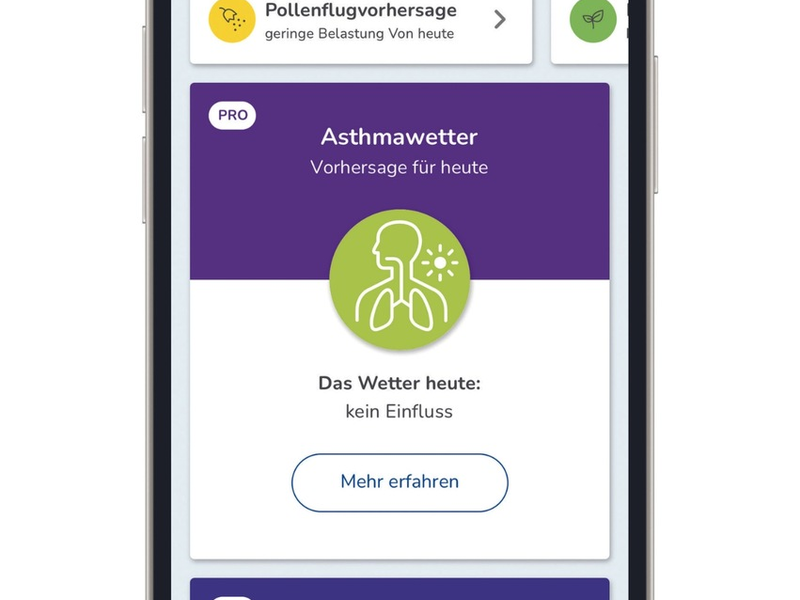Digitaler Asthma-Helfer: BKK Pfalz bietet Unterstützung im Alltag mit Asthma - Foto: presseportal.de