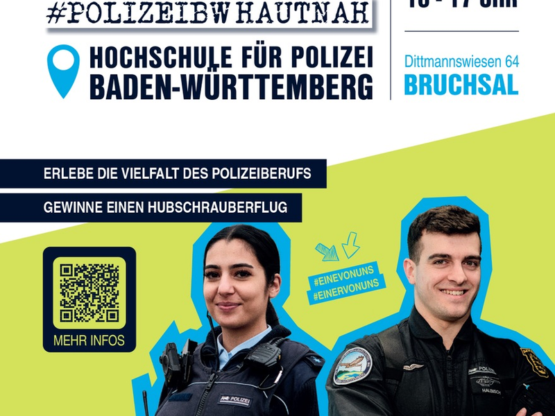 POL-HfPolBW: DU VERDIENST EIN WIR - Tag der Ausbildung bei der Polizei Baden-Württemberg - Foto: presseportal.de