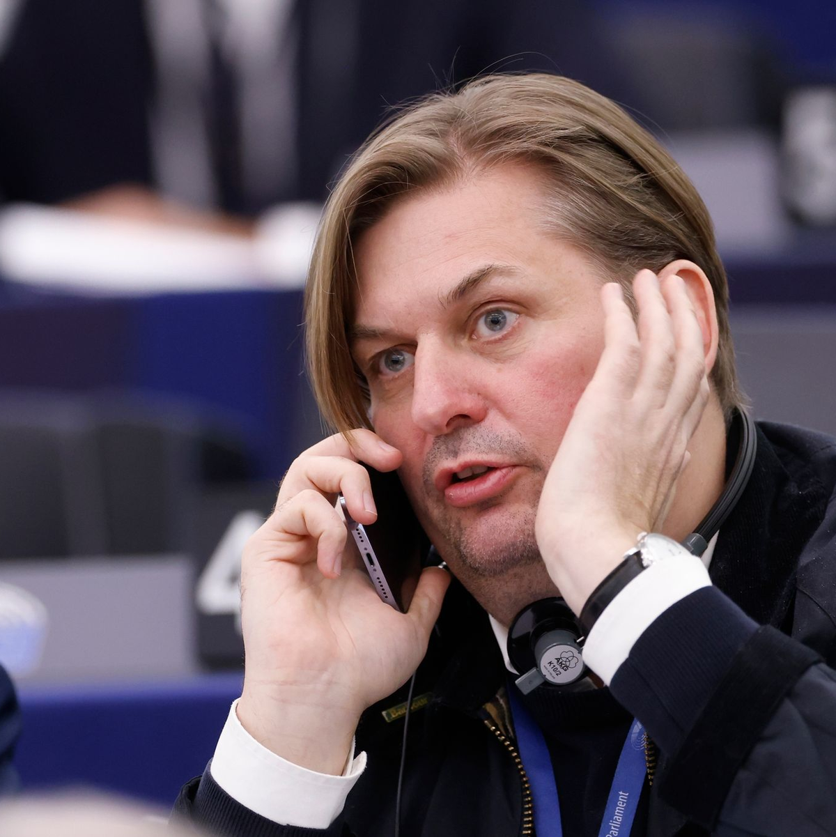 Maximilian Krah ist der AfD-Spitzenkandidat für die Europawahl. - Foto: Jean-Francois Badias/AP/dpa