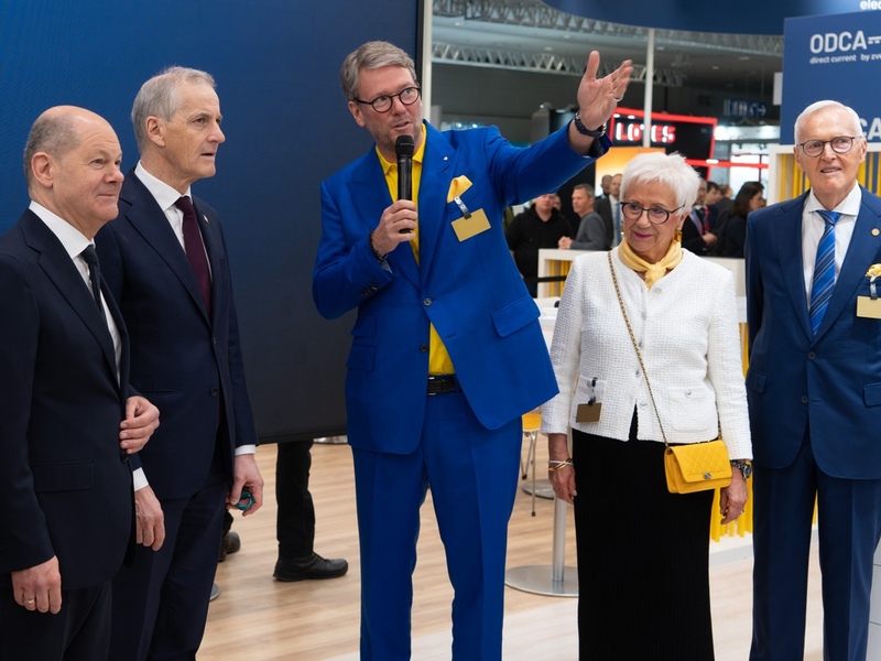 Bundeskanzler besucht HARTING auf der HANNOVER MESSE / Technologiegruppe präsentiert Innovationen für eine klimaneutrale Zukunft - Foto: presseportal.de