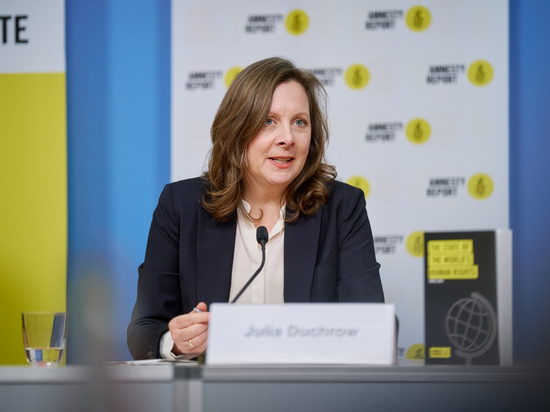 Amnesty-Jahresbericht 2023/24: Gewalt, Hass und Doppelstandards bedrohen in weiten Teilen der Welt die Menschenrechte - Foto: presseportal.de