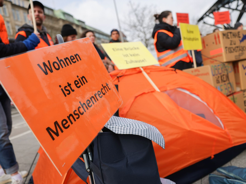 Hunderttausende Menschen in Deutschland haben keine eigene Wohnung. - Foto: Christian Charisius/dpa