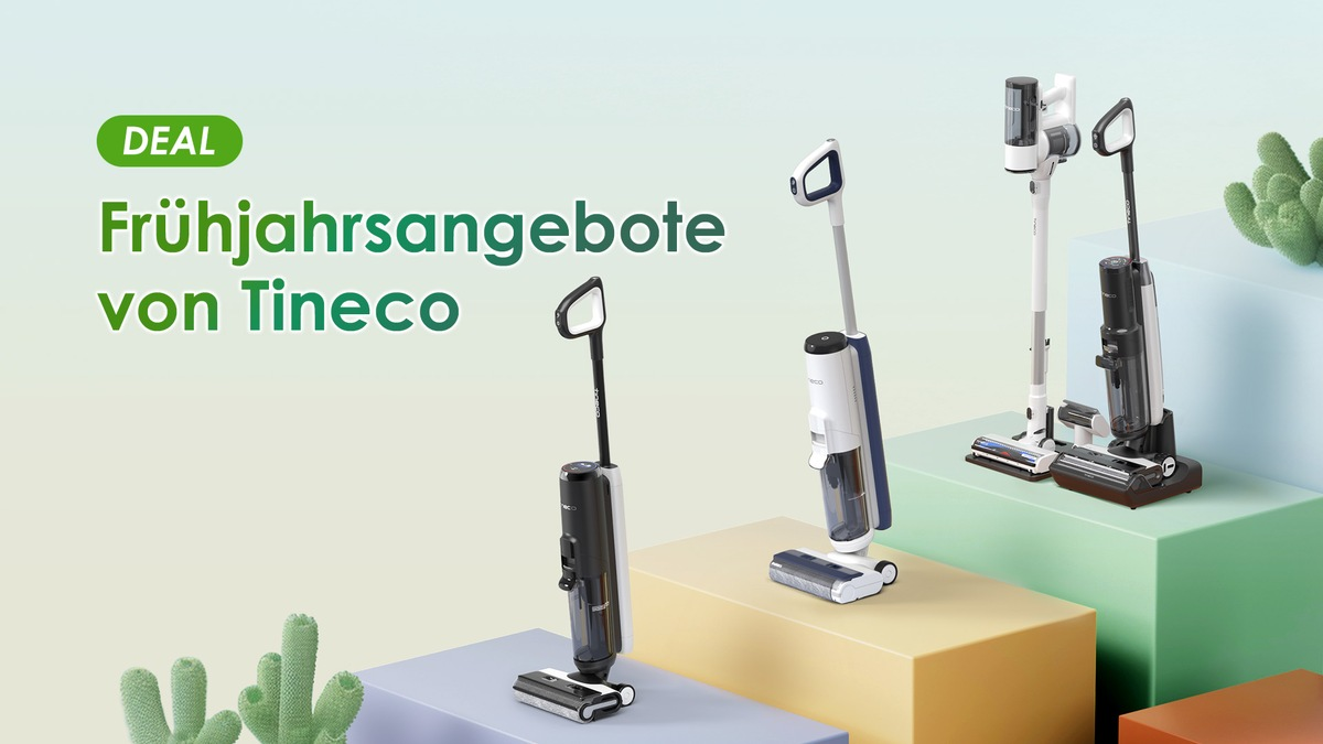 Der April bringt Frische ins Spiel: April Deals von Tineco - Foto: presseportal.de