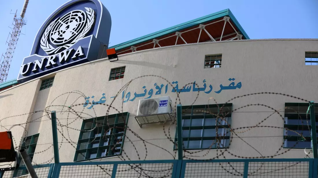 Das UNRWA-Hauptquartier in Gaza - Bild: Ashraf Amra/Zuma Press/dpa