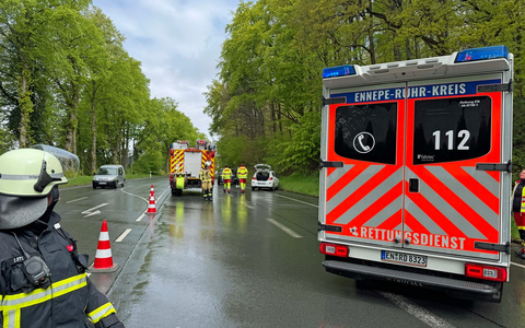 FW-EN: Verkehrsunfall mit zwei Fahrzeugen auf der Wittbräucker Straße - Foto: presseportal.de