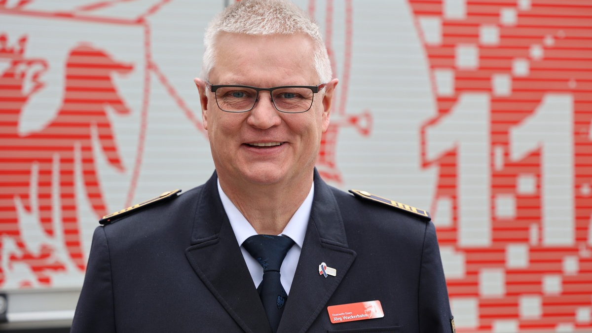 FW-E: Jörg Wackerhahn wird neuer Leiter der Feuerwehr Essen - Foto: presseportal.de