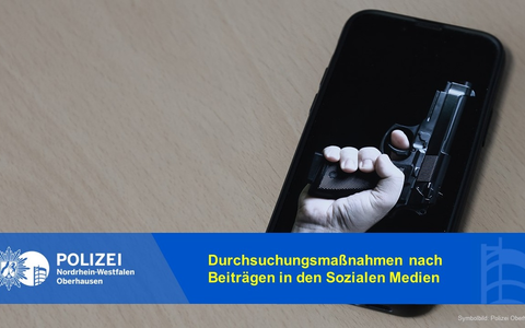 POL-OB: Durchsuchungsmaßnahmen nach Beiträgen in den Sozialen Medien - Foto: presseportal.de