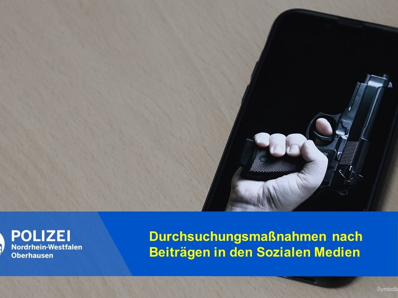 POL-OB: Durchsuchungsmaßnahmen nach Beiträgen in den Sozialen Medien - Foto: presseportal.de