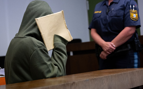 Die Angeklagte am Landgericht München I. - Foto: Sven Hoppe/dpa