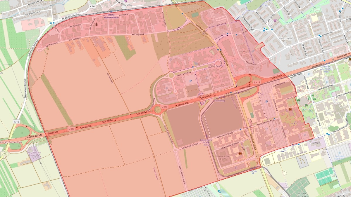 FW Mainz: 1. Update zum Fund einer Weltkriegsbombe in Mainz - Foto: presseportal.de