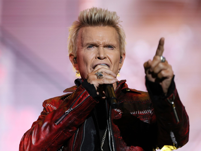 Der britische Sänger Billy Idol startete in den USA richtig durch. - Foto: Ginnette Riquelme/AP/dpa