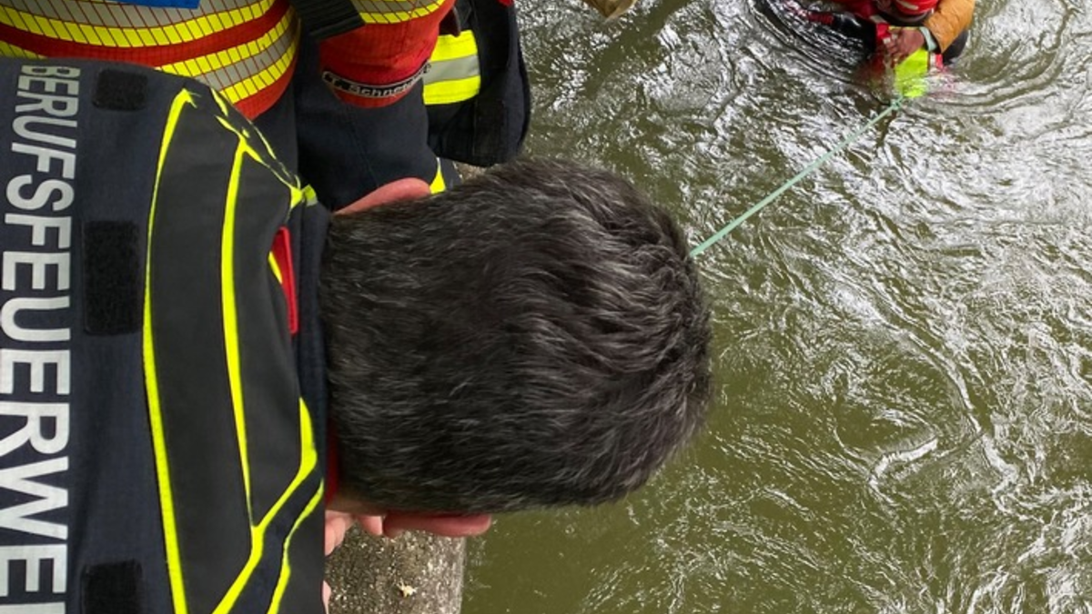 FW-M: Dramatische Minuten an der Isar (Isarvorstadt) - Foto: presseportal.de