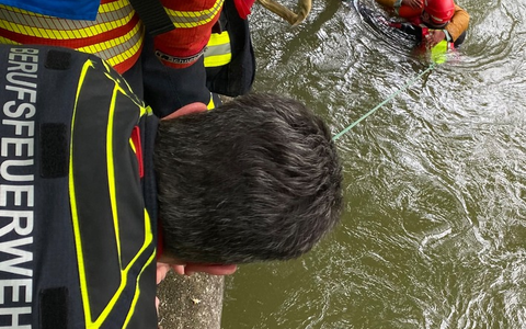 FW-M: Dramatische Minuten an der Isar (Isarvorstadt) - Foto: presseportal.de