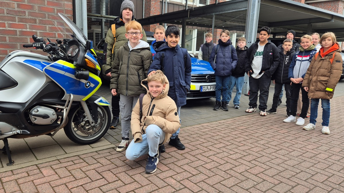 POL-CLP: Zukunftstag 2024 bei der Polizeiinspektion Cloppenburg/Vechta - Foto: presseportal.de