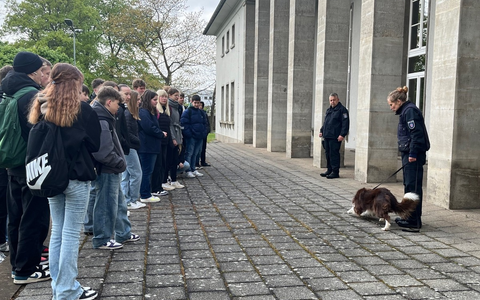 LPI-NDH: Boys- und Girlsday in der Landespolizeiinspektion Nordhausen - Foto: presseportal.de