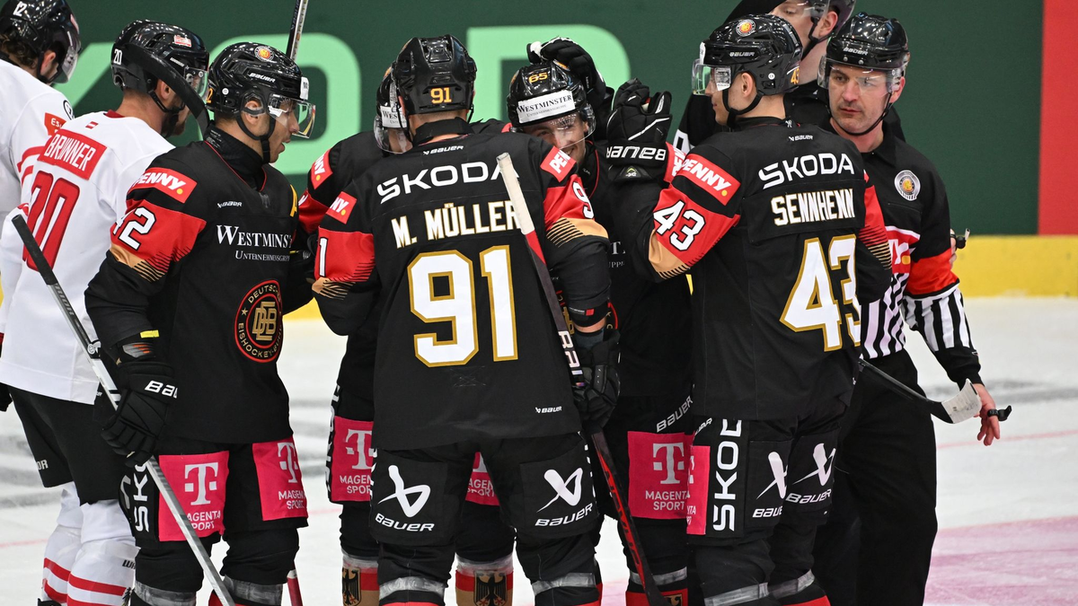 Das DEB-Team holte sich im Testspiel gegen Österreich den Sieg. - Foto: Angelika Warmuth/dpa