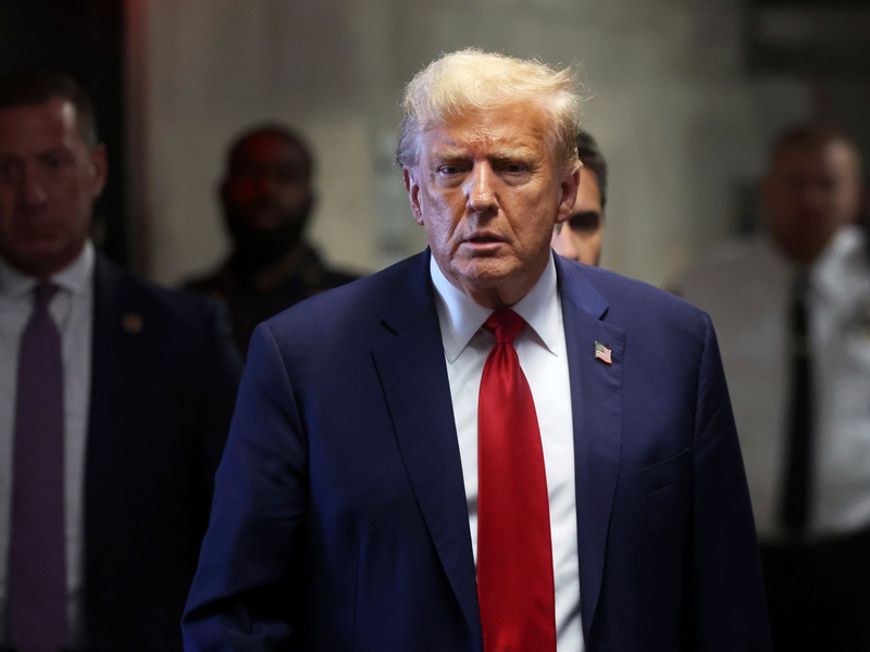 Wie es in den Prozessen gegen Donald Trump weitergeht, dürfte den Wahlkampf beeinflussen. Im November will der 77-Jährige erneut zum Präsidenten gewählt werden. - Foto: Spencer Platt/Pool Getty Images North America/AP/dpa