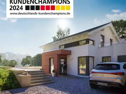 Bien-Zenker ist Deutschlands Kundenchampion 2024 / Als einziger Fertighausanbieter erhält Bien-Zenker in diesem Jahr vom F.A.Z.-Institut diese Auszeichnung - Foto: presseportal.de