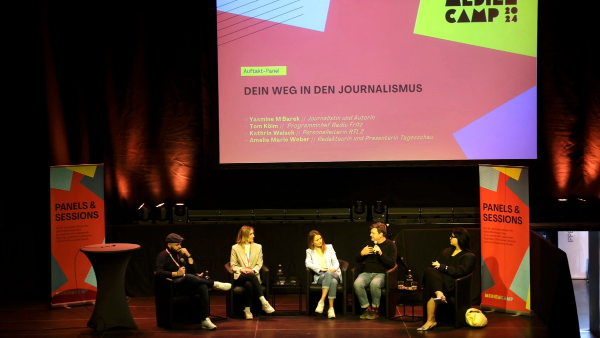 Medien Camp 2024: Rund 500 junge Talente auf dem Weg in den Journalismus - Foto: presseportal.de