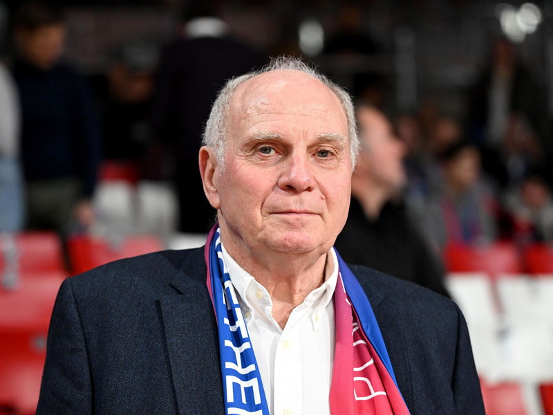 Bayern Münchens Ehrenpräsident Uli Hoeneß soll es nach einer kurzen Schrecksekunde gut gehen. - Foto: Ulrich Gamel/Bildagentur kolbert-press/dpa