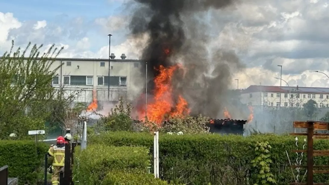 POL-PPWP: Brand einer Gartenlaube - Bild: presseportal.de