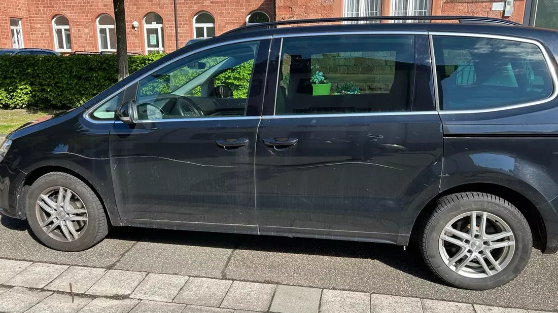 POL-PDLD: VW Sharan auf dem Netto-Parkplatz in Annweiler zerkratzt - Bild: presseportal.de