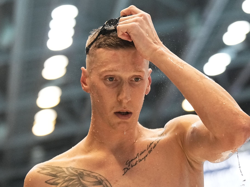 Hat das Olympia-Ticket über 800 Meter Freistil verpasst: Florian Wellbrock. - Foto: Michael Kappeler/dpa