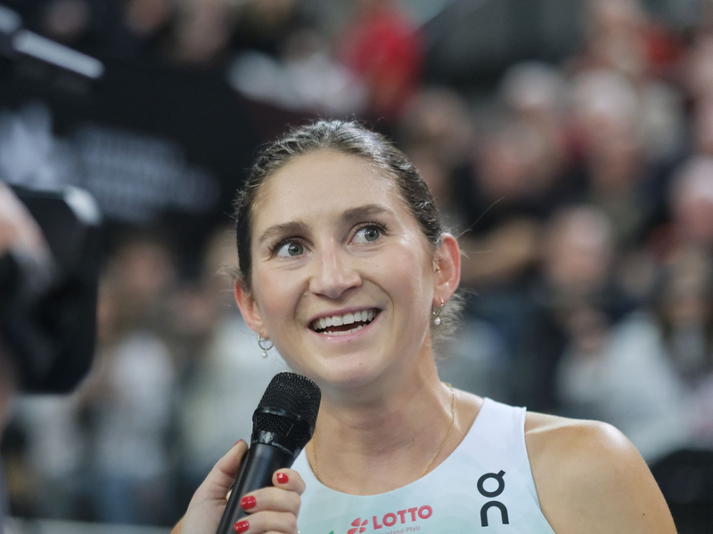 Gesa Krause ist mit einer starken Leistung auf die internationale Bühne zurückgekehrt. - Foto: Sebastian Willnow/dpa