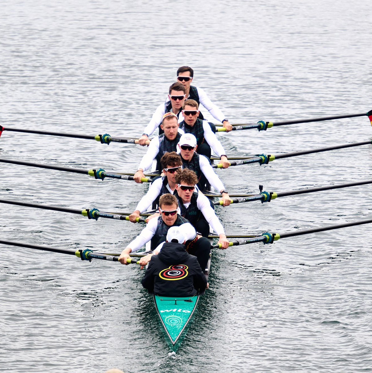 Der DRV-Achter gewann bei der EM in Szeged Silber. - Foto: Bernd Thissen/dpa/Archivbild