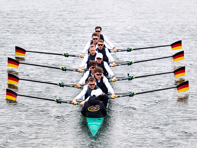 Der DRV-Achter gewann bei der EM in Szeged Silber. - Foto: Bernd Thissen/dpa/Archivbild